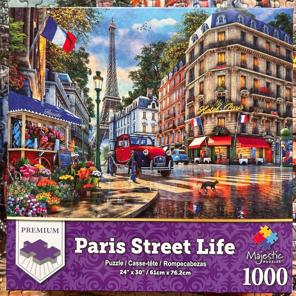Paris Street Life Jigsaw Puzzle - 1000 Pieces